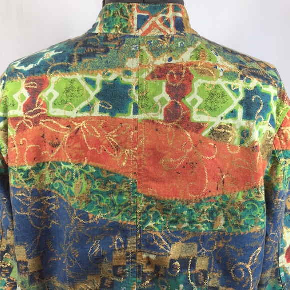 Chico’s Top Light Weight Jacket Size 2 - Picture 5 of 6